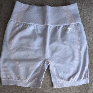 Blue Breathable Bike Shorts with Stretchy Waistband